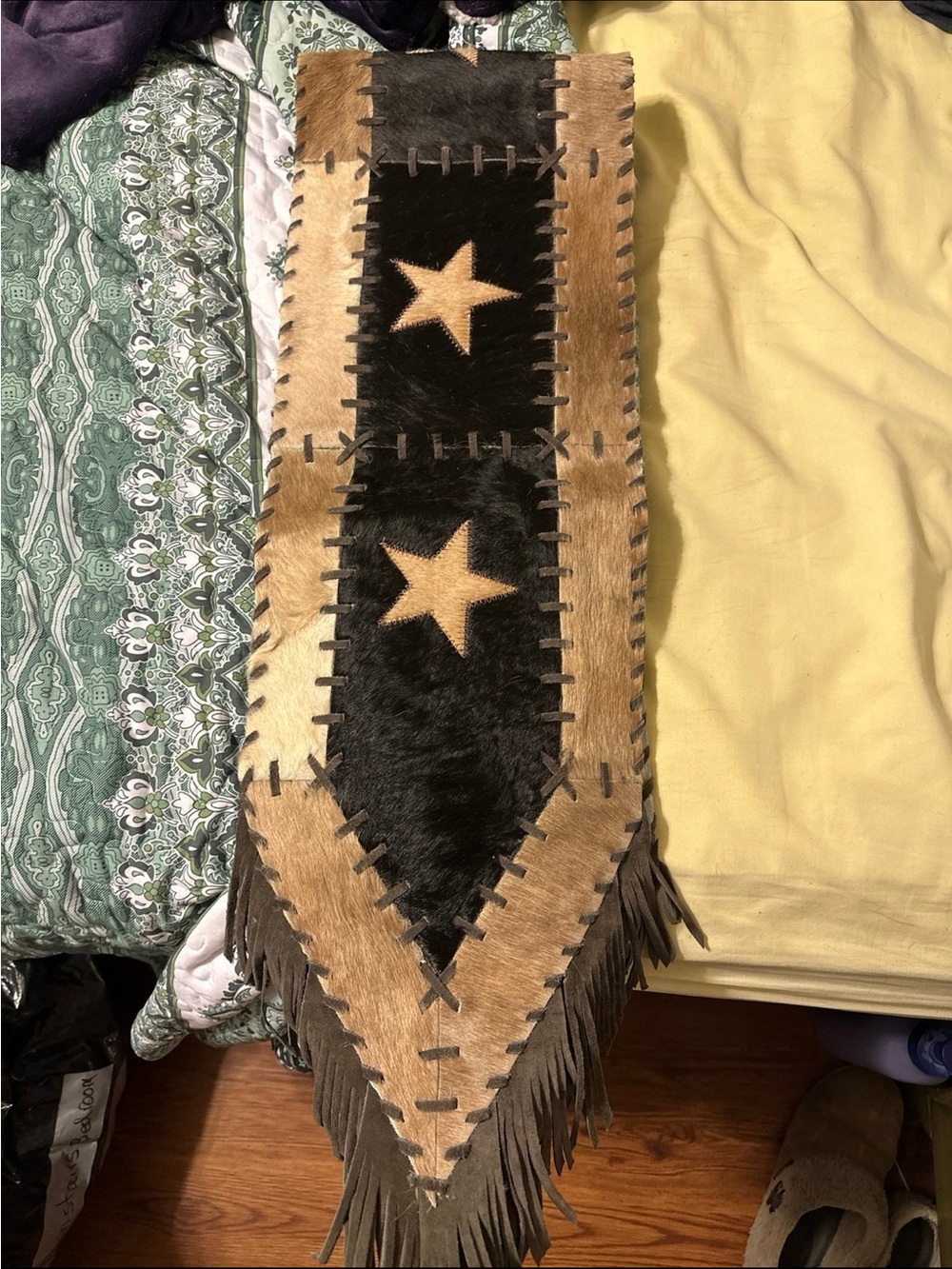 Cowhide Table Runner